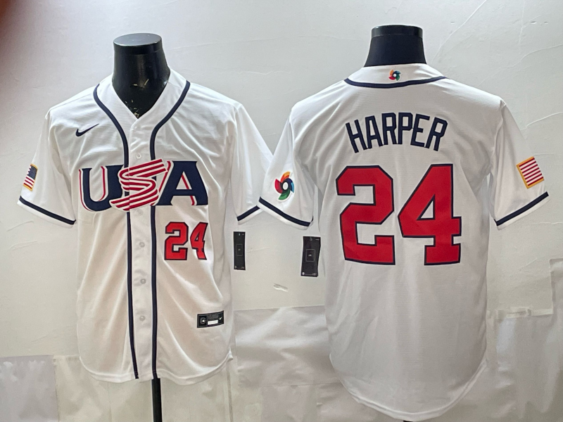 Men 2026 World cup white MLB Nike jersey 0099->->MLB Jersey